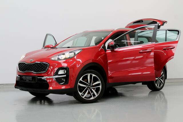 KIA SPORTAGE 1.6 T-GDI 177PK, 1900KG TREKGEWICHT | 19" LM-VELGEN | INCL WINTERSET | DEELS LEER | STOEL/STUUR/BANK VERWARMING