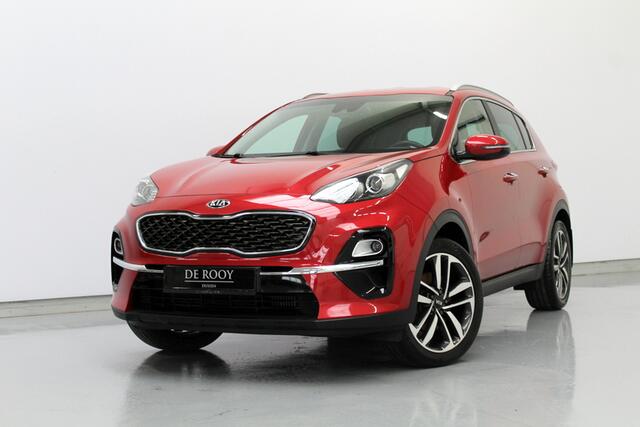 KIA SPORTAGE 1.6 T-GDI 177PK, 1900KG TREKGEWICHT | 19" LM-VELGEN | INCL WINTERSET | DEELS LEER | STOEL/STUUR/BANK VERWARMING