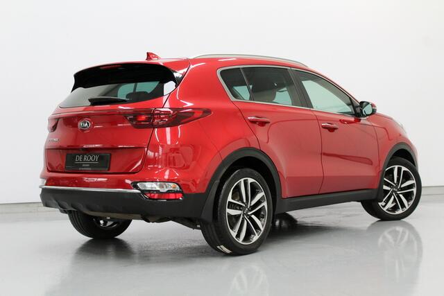 KIA SPORTAGE 1.6 T-GDI 177PK, 1900KG TREKGEWICHT | 19" LM-VELGEN | INCL WINTERSET | DEELS LEER | STOEL/STUUR/BANK VERWARMING