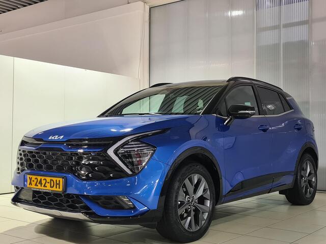 KIA SPORTAGE 1.6 T-GDi Hybrid GT-PlusLine Super complete uitvoering met zwart dak! | Elektr. Schuif/kantel dak | Stuur/Stoel ventilatie & verwarming | Harman Kardon Premium audio installatie | Elektr. stoelverstelling met geheugen | Elektr. Achterklep |