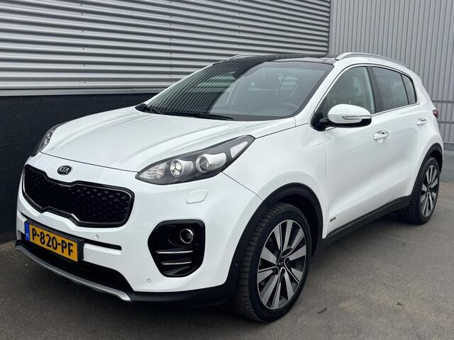 KIA SPORTAGE 1.6 T-GDI 4WD GT-Line Automaat, Schuif/kanteldak, Trekhaak, Lederen bekleding, Navigatie, Stoel- & Stuurwielverwarming, LMV, Dodehoekdetectie, JBL,