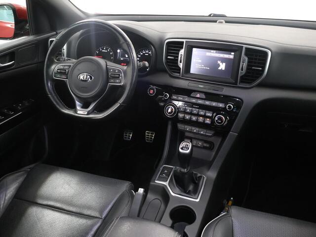 KIA SPORTAGE 1.6 T-GDI GT-Line | Trekhaak | Panoramadak | Lederen Bekleding | Stoel/Stuurwielverwarming | Keyless | Navigatie | Parkeercamera