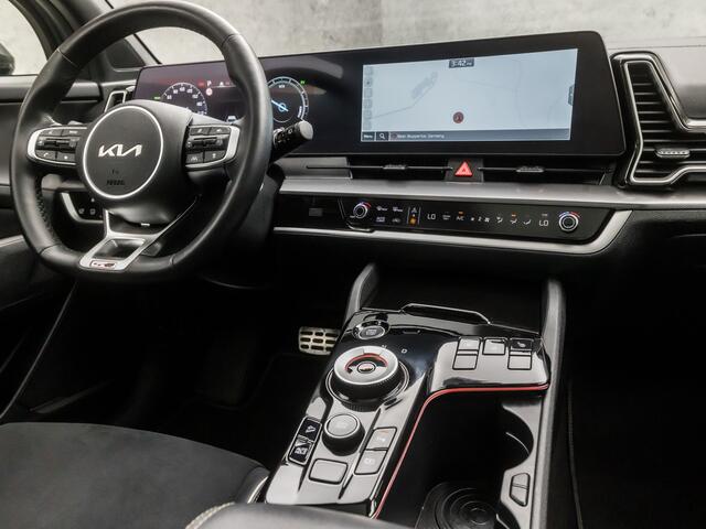 KIA SPORTAGE 1.6 T-GDi Hybrid GT-Line 230Pk Automaat (PANORAMADAK, APPLE CARPLAY, GROOT NAVI, VIRTUAL COCKPIT, ADAPTIVE CRUISE, LEDER/ALCANTARA, ELEK SPORTSTOELEN, STUUR/STOELVERWARMING, SFEERVERLICHTING, KEYLESS, ZWART HEMEL, NI