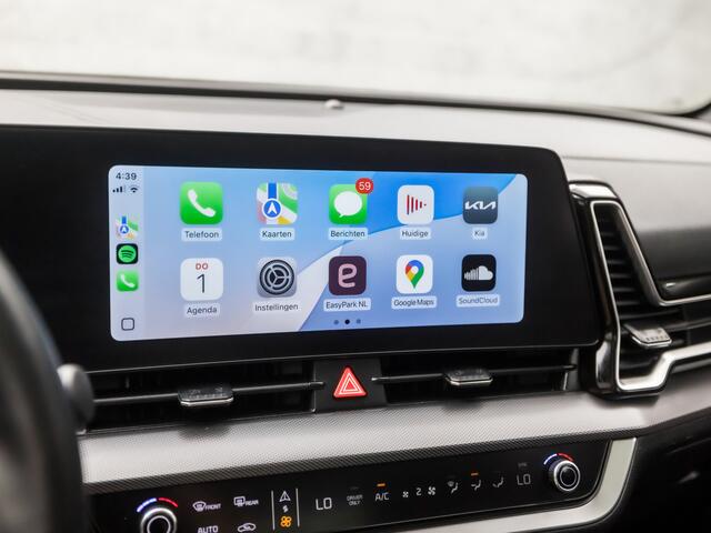 KIA SPORTAGE 1.6 T-GDi Hybrid GT-Line 230Pk Automaat (PANORAMADAK, APPLE CARPLAY, GROOT NAVI, VIRTUAL COCKPIT, ADAPTIVE CRUISE, LEDER/ALCANTARA, ELEK SPORTSTOELEN, STUUR/STOELVERWARMING, SFEERVERLICHTING, KEYLESS, ZWART HEMEL, NI