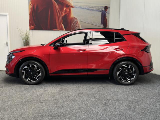 KIA SPORTAGE 1.6 T-GDi HYBRID GT-PLUSLINE LEDER NAVIGATIE PANORAMA SCHUIF/KANTELDAK ADAPTIVE CRUISE CONTROL APPLE CARPLAY/ANDROID ACHTERUITRIJCAMERA ZEER MOOI !! 3010