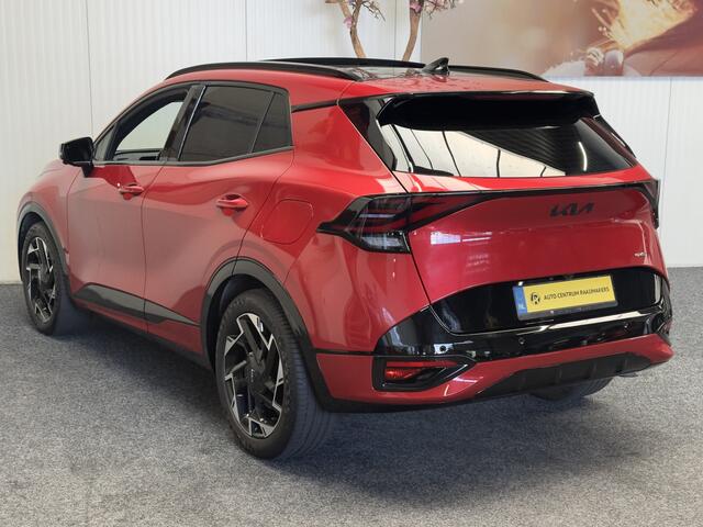 KIA SPORTAGE 1.6 T-GDi HYBRID GT-PLUSLINE LEDER NAVIGATIE PANORAMA SCHUIF/KANTELDAK ADAPTIVE CRUISE CONTROL APPLE CARPLAY/ANDROID ACHTERUITRIJCAMERA ZEER MOOI !! 3010