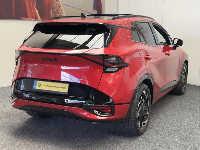 KIA SPORTAGE 1.6 T-GDi HYBRID GT-PLUSLINE LEDER NAVIGATIE PANORAMA SCHUIF/KANTELDAK ADAPTIVE CRUISE CONTROL APPLE CARPLAY/ANDROID ACHTERUITRIJCAMERA ZEER MOOI !! 3010