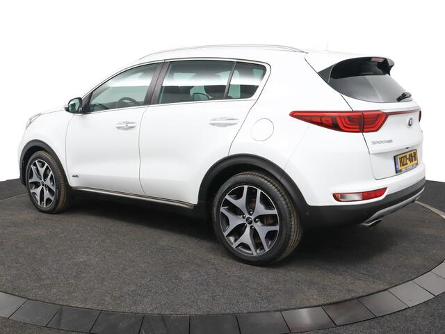 KIA SPORTAGE 1.6 T-GDI 4WD GT-Line PlusLine Airco - Cruise Control - Climate Control - Dodehoek Detectie - Lederen Bekleding - Navigatie - Stoel/Stuur Verwarming - 12 Maanden BOVAG Garantie