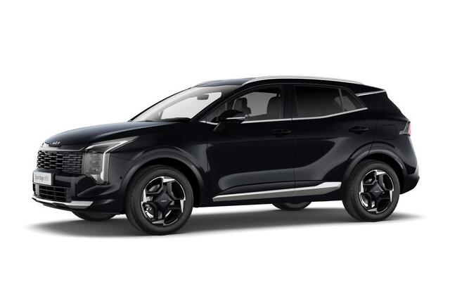 KIA SPORTAGE 1.6 T-GDi Hybrid DynamicLine - Direct uit voorraad leverbaar - PEARL BLACK