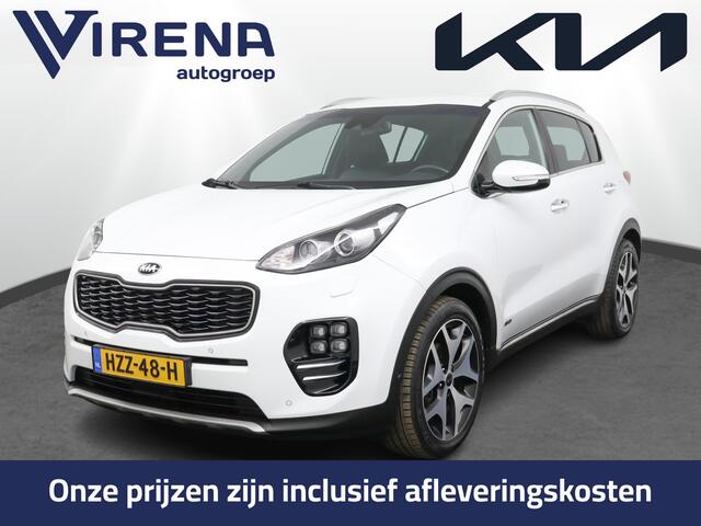 KIA SPORTAGE 1.6 T-GDI 4WD GT-PlusLine - Airco - Cruise Control - Climate Control - Dodehoek Detectie - Lederen Bekleding - Navigatie - Stoel/Stuur Verwarming - 12 Maanden BOVAG Garantie
