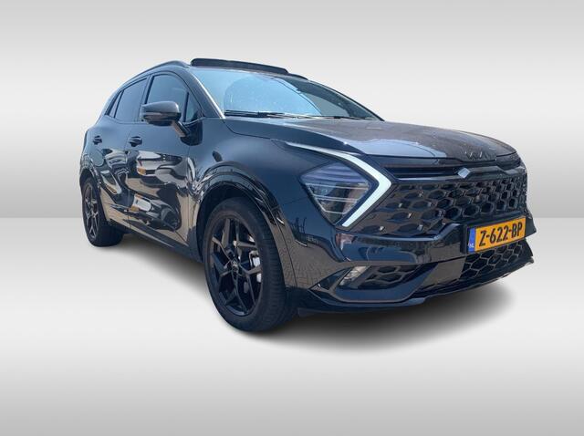 KIA SPORTAGE 1.6 T-GDi Hybrid GT-PlusLine / Trekhaak / Panoramadak / 360Camera / Leder / Matrix LED / Keyless / 18'' / CarPlay / Harman Kardon / Stoelventilatie / Stoelverwarming 4x / Dodehoek / DAB / ACC