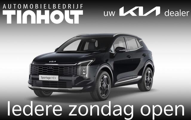 KIA SPORTAGE 1.6 T-GDi Hybrid DynamicLine - Direct uit voorraad leverbaar - PEARL BLACK