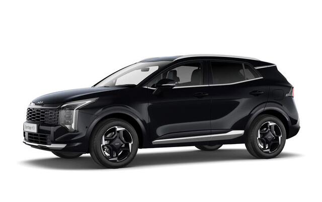 KIA SPORTAGE 1.6 T-GDi Hybrid DynamicLine - Direct uit voorraad leverbaar - PEARL BLACK