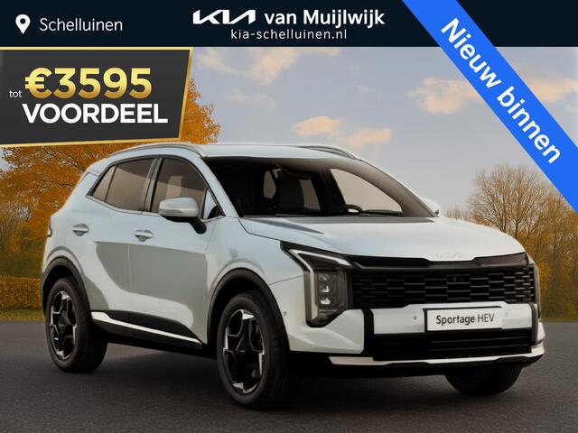KIA SPORTAGE 1.6 T-GDi Hybrid ComfortLine Nu ¤3.595,- voordeel! Nu tijdelijk extra scherp geprijsd!