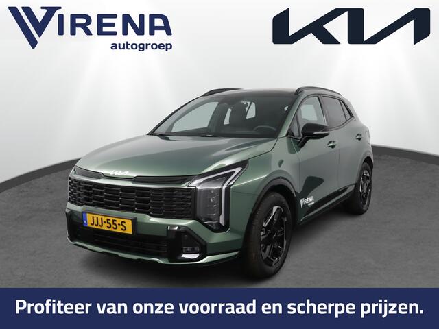 KIA SPORTAGE 1.6 T-GDi Hybrid GT-Line Apple Carplay/Android Auto - Cruise Control - Dodehoekdetectie - Schuif-/Kanteldak - Navigatie - Stuur/Stoelverwarming - Fabrieksgarantie tot 10-2032