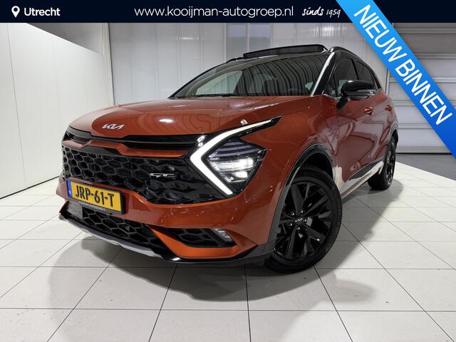 KIA SPORTAGE 1.6 T-GDi Hybrid GT-Line , Stoel en Stuur verwarming, Schuif kantel dak, Apple Carplay/Android Auto, Zwarte velgen.