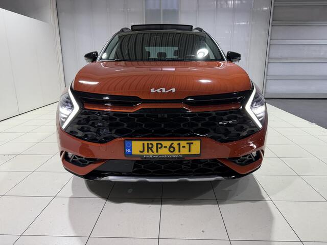 KIA SPORTAGE 1.6 T-GDi Hybrid GT-Line , Stoel en Stuur verwarming, Schuif kantel dak, Apple Carplay/Android Auto, Zwarte velgen.