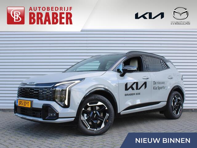KIA SPORTAGE 1.6 T-GDi Hybrid GT-PlusLine | Stuur-/stoelverwarming + ventilatie | Camera rondom | Schuifdak | Leer | HUD | Elek. stoelverstelling + achterklep |