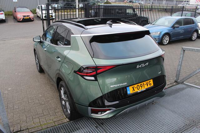 KIA SPORTAGE 1.6 T-GDi Hybrid GT-PlusLine 10 jaar garantie/Orig. NL/Dealeronderhouden/Panoramadak/Harman Kardon/360 Camera/Stoelventilatie/Best. stoel met geheugen/Adaptive cruise control/Keyless/Apple carplay/Stoel en stuurverwarming/Navigatie/Draadloos laden/Lane a