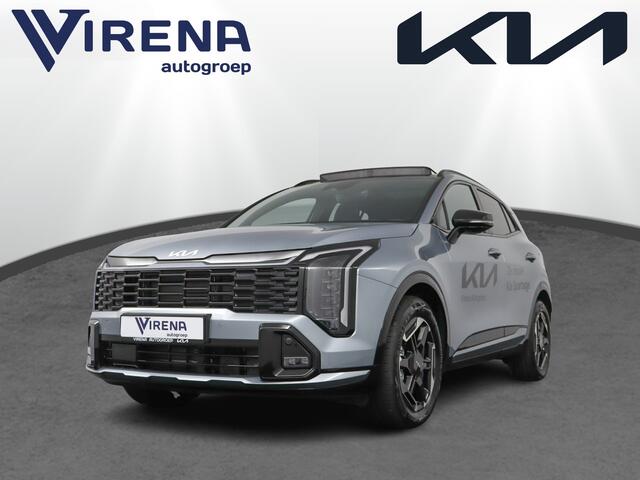 KIA SPORTAGE 1.6 T-GDi Hybrid GT-Line - Stoel/stuur verwarming - Schuif/kanteldak - LED verlichting - Head up Display - Keyless entry/start - 18'' lichtmetalen velgen - Fabrieksgarantie tot 09-2032