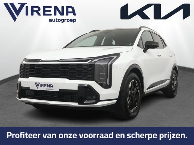 KIA SPORTAGE 1.6 T-GDi Hybrid GT-Line - Stoel/stuur verwarming - Schuif/kanteldak - LED verlichting - Head up Display - Keyless entry/start - 18'' lichtmetalen velgen - Fabrieksgarantie t/m 2033