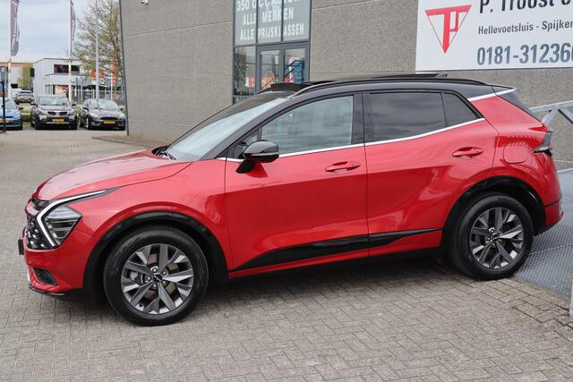 KIA SPORTAGE 1.6 T-GDi Hybrid GT-PlusLine Dealeronderhouden! Orig. NL/Panoramadak/360 Camera/Trekhaak/Best. stoel met geheugen/Adaptive cruise control/Stoel en stuurverwarming/Stoelventilatie/Trekhaak/Sfeerverlichting/Apple carplay