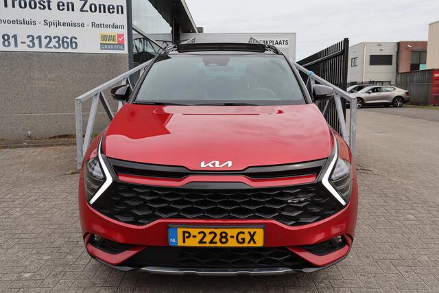 KIA SPORTAGE 1.6 T-GDi Hybrid GT-PlusLine Dealeronderhouden! Orig. NL/Panoramadak/360 Camera/Trekhaak/Best. stoel met geheugen/Adaptive cruise control/Stoel en stuurverwarming/Stoelventilatie/Trekhaak/Sfeerverlichting/Apple carplay