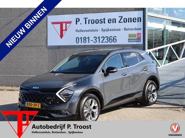 KIA SPORTAGE 1.6 T-GDi Hybrid GT-Line Stoelverwarming voor+achter/Stuurverwarming/Achteruitrijcamera/Apple carplay/Lane assist/Adaptieve cruise control/Dode hoek assistent/DAB/Navigatie/18'' licht metaal