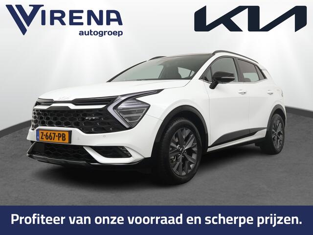 KIA SPORTAGE 1.6 T-GDi Hybrid GT-Line Automaat Apple Carlpay/Android Auto - Cruise Control Adapatief - Dodehoekdetectie - Panorama Dak - Navigatie - Stoel/Stuurverwarming - Trekhaak - Fabrieksgarantie tot 05-2031