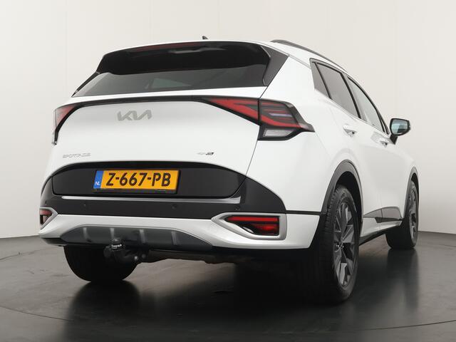 KIA SPORTAGE 1.6 T-GDi Hybrid GT-Line Automaat Apple Carlpay/Android Auto - Cruise Control Adapatief - Dodehoekdetectie - Panorama Dak - Navigatie - Stoel/Stuurverwarming - Trekhaak - Fabrieksgarantie tot 05-2031
