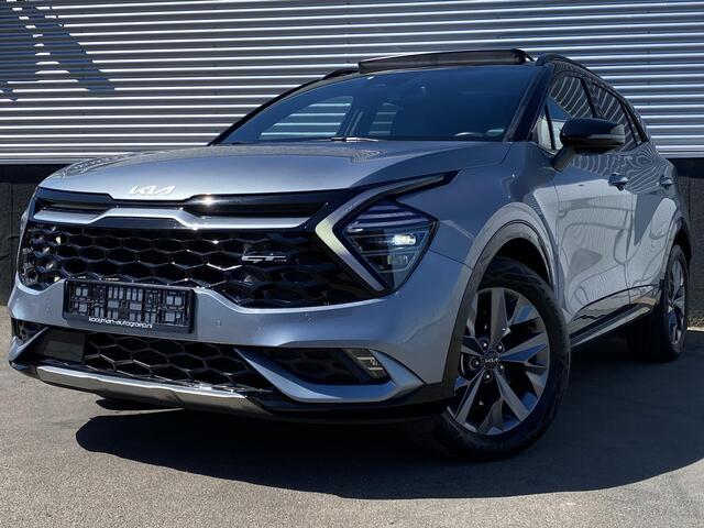 KIA SPORTAGE 1.6 T-GDi Hybrid GT-Line Schuif-/kanteldak, navigatie, Apple CarPlay/Android Auto, GT-Line suède interieur, dodehoek detectie, stuurverwarming, keyless