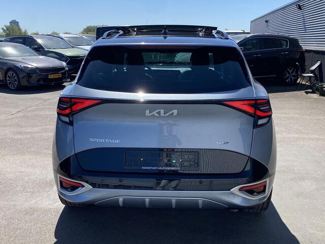 KIA SPORTAGE 1.6 T-GDi Hybrid GT-Line Schuif-/kanteldak, navigatie, Apple CarPlay/Android Auto, GT-Line suède interieur, dodehoek detectie, stuurverwarming, keyless
