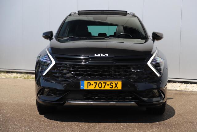 KIA SPORTAGE 1.6 T-GDi Hybrid GT-Line NAP Trekhaak Panoramadak Half Leder Navigatie Carplay Android Achteruitrijcamera Adaptive Cruise All-Season Banden