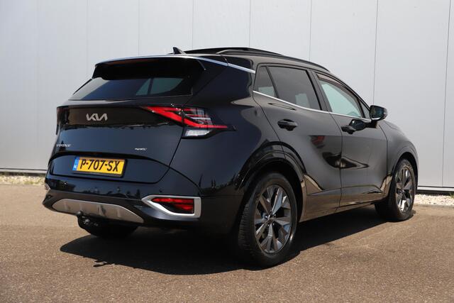 KIA SPORTAGE 1.6 T-GDi Hybrid GT-Line NAP Trekhaak Panoramadak Half Leder Navigatie Carplay Android Achteruitrijcamera Adaptive Cruise All-Season Banden