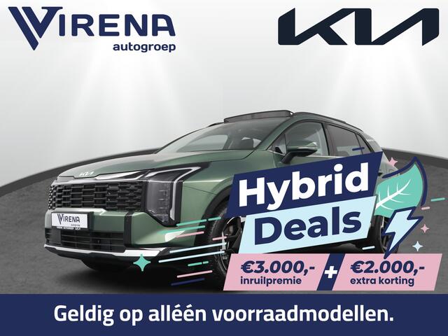 KIA SPORTAGE 1.6 T-GDi Hybrid DynamicPlusLine - Prijs incl. inruilpremie - Stoelverwarming - Adaptief Cruise control - Schuif kantel dak - Keyless entry/start - LED verlichting - Fabrieksgarantie tot 02-2032