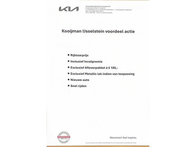 KIA SPORTAGE 1.6 T-GDi Plug-in Hybrid GT-Line Head up / Digital Key / Stoel en stuurverwarming