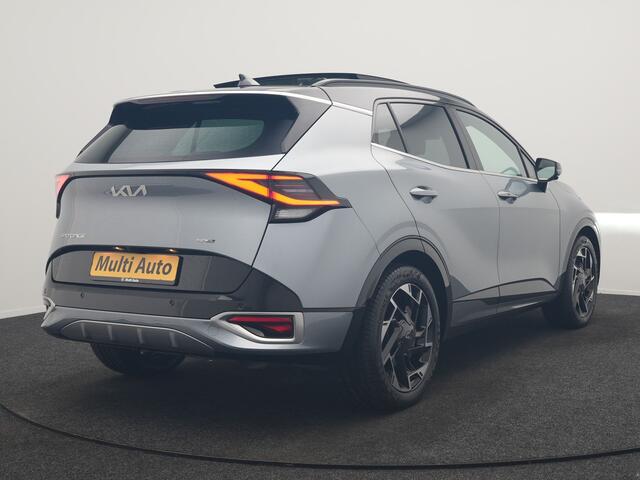 KIA SPORTAGE 1.6 T-GDi Hybrid MHEV GT-Line 230pk Dealer O.H | Trekhaak Afn. | Panodak | Adaptive Cruise | 360 Camera | Harman / Kardon | Leeren Sportstoelen Memory & Ventilatie | Keyless | Apple Carplay | Stuur & Stoelverwarming | Sfeerverlichting | Virtual | Navigatie | DAB | 19"L.M |