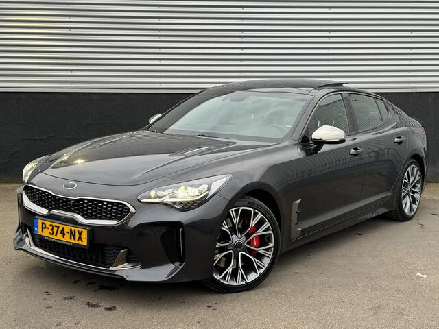 KIA Stinger 3.3 V6 T-GDI AWD GT 370 PK, Schuif/kanteldak, Lederen bekleding, 360" Camera, BTW-auto, Onderhoudshistorie! Stoelkoeling & Verwarming, Stuurwiel verwarmd, Dodehoekdetectie