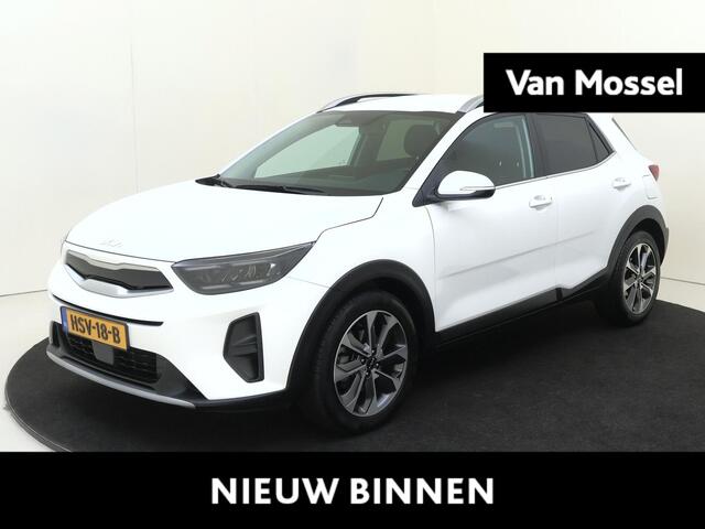 KIA Stonic 1.0 T-GDi MHEV GT-Line | Apple Carplay/Android | Autonomous Emergency Braking | cruise control adaptief en stuurhulp | electronic climate control | lederen/stof bekleding | LED koplampen | lichtmetalen velgen 17" | navigatiesysteem full map |