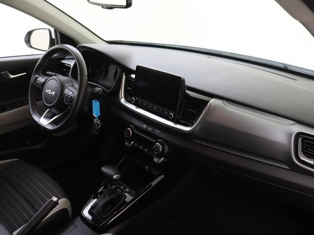 KIA Stonic 1.0 T-GDi MHEV GT-Line | Apple Carplay/Android | Autonomous Emergency Braking | cruise control adaptief en stuurhulp | electronic climate control | lederen/stof bekleding | LED koplampen | lichtmetalen velgen 17" | navigatiesysteem full map |