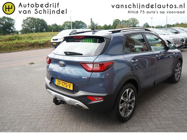KIA Stonic 1.0 T-GDi DYNAMICLINE ORIGINEEL NEDERLANDS TWO TONE TREKHAAK CAMERA NAVIGATIE ANDROID/APPLECARPLAY AIRCO CRUISECONTROL PDC BLUETOOTH 17INCH ENZ...
