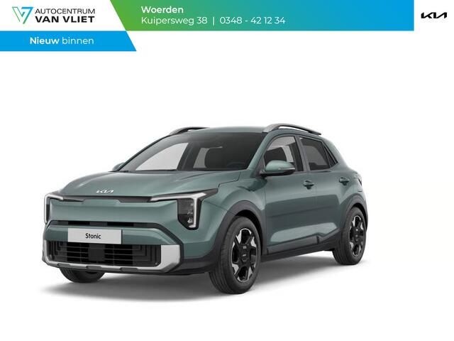 KIA Stonic 1.0 T-GDi MHEV DynamicLine | Navi. | Clima. | Parkeersensoren | Stoel&Stuur Verwarming | Dakrails