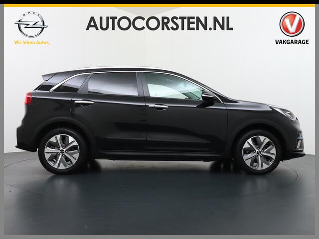 KIA e-Niro 64kWh 204PK Leder Camera Adaptive-Cruise Warmtepomp Apple Carplay Android Auto Navi Ecc DAB Pdc Executive-Line Stoel Verwarming/Ventilatie + Elektrisch verstelbaar Keyless Led Achterbank+Stuur Verwarming Dodehoek assistent Regen-Lichtsensor JBL-Soundsyste