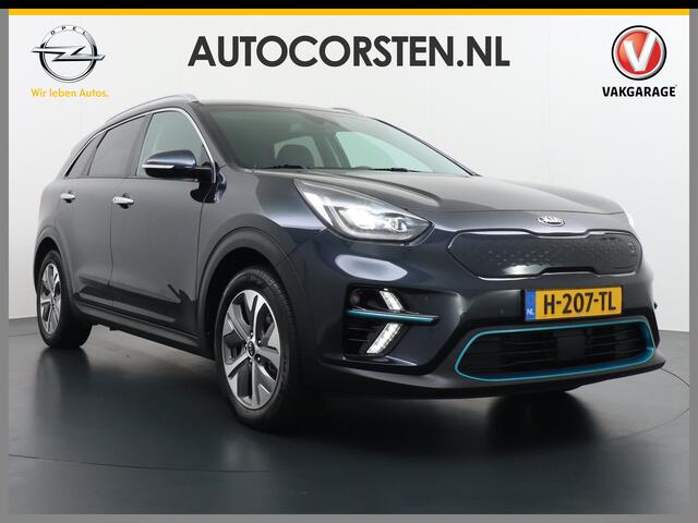 KIA e-Niro 64kWh 204PK Leder Camera Adaptive-Cruise Warmtepomp Apple Carplay Android Auto Navi Ecc DAB Pdc Executive-Line Stoel Verwarming/Ventilatie + Elektrisch verstelbaar Keyless Led Achterbank+Stuur Verwarming Dodehoek assistent Regen-Lichtsensor JBL-Soundsyste
