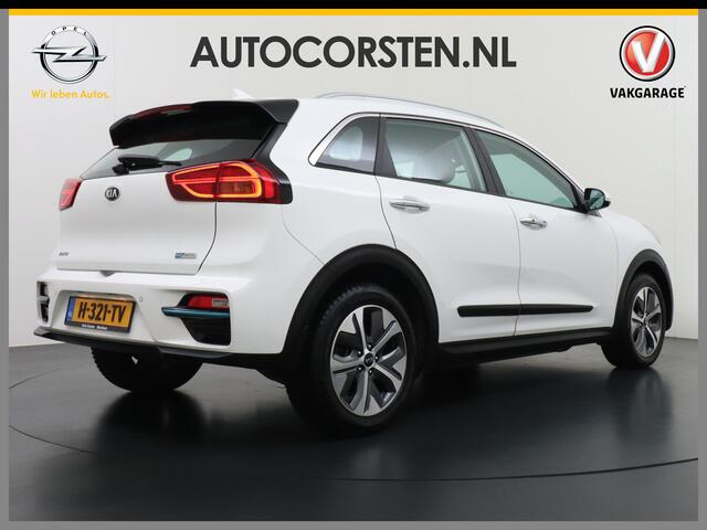 KIA e-Niro DynamicLine 64kWh 204pk Automaat Navi Auto-Pilot Adaptive-Cruise+stop&go Warmtepomp Apple Carplay Android Auto Pdc Led Ecc Keyless Lmv 17" Lane Assist Keyless-go Dwarsverkeerwaarsching Rijstrooksensor met correctie Origin.NLse auto ¤ 44.000 nieuw