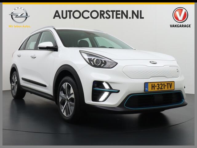 KIA e-Niro DynamicLine 64kWh 204pk Automaat Navi Auto-Pilot Adaptive-Cruise+stop&go Warmtepomp Apple Carplay Android Auto Pdc Led Ecc Keyless Lmv 17" Lane Assist Keyless-go Dwarsverkeerwaarsching Rijstrooksensor met correctie Origin.NLse auto ¤ 44.000 nieuw
