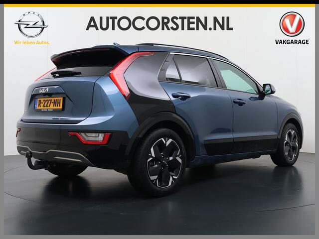 KIA e-Niro EV ExecutiveLine 64.8 kWh Trekhaak Leder SOH 98.5% Schuif-/kanteldak Adap.Cruise Camera Head-Up Display Apple Carplay Android Auto Navi Ecc Pdc Elek.Stoelen-Verwarmd/gekoeld+Memory Elek.Achterklep Stuurverwarming Lane Assist DAB 1e Eigenaar Origineel Nede