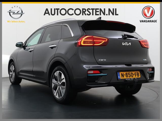 KIA e-Niro DynamicPlusLine 64kWh Elek.Glazen schuif-/kanteldak Trekhaak Adaptive-Cruise Camera Apple Carplay Android Auto Navi Ecc Stoel-Stuurverwarming Pdc Lane Assist VESS DAB Led Isofix Keyless 1e Eigenaar Origineel Nederlandse Auto Dealeronderhouden