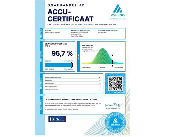 KIA e-Niro DynamicLine 64 kWh | SoH 95,7 | Trekhaak | Camera |