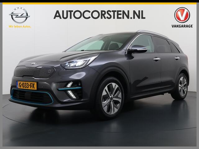 KIA e-Niro ExecutiveLine 64kWh SOH 100% Leder Warmtepomp Elek.Stoel+Memory JBL®-Audio Pdc Navi Ecc Camera Apple Carplay Android Auto Stoelverwarming+Koeling Stuurverwarming Lmv Privacy Glas DAB Vess Lane Assist Blind Spot Origineel Nederlandse Auto Dealeronderhouden